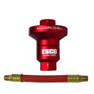 Air Pressure Reducer With 6" Whip-Hose For Air/Hydraulic Equipment