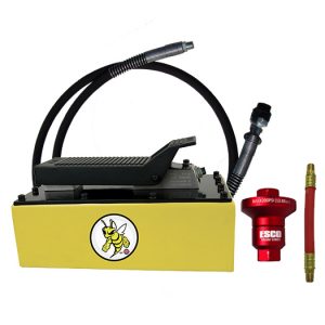 Yellow Jackit 5 Quart Metal Reservoir Air Hydraulic Pump Kit