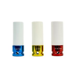 Impact Socket Set (3-Piece), Extra Deep Wheel Protector, 1/2 in. Drive